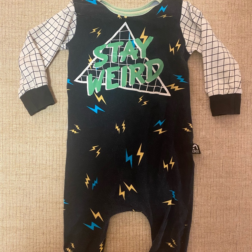 Rags to Raches stay weird romper